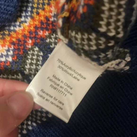 Paisley & Gray Man’s Slim Fit Large Aspen Sweater Wool Blend - Picture 5 of 7